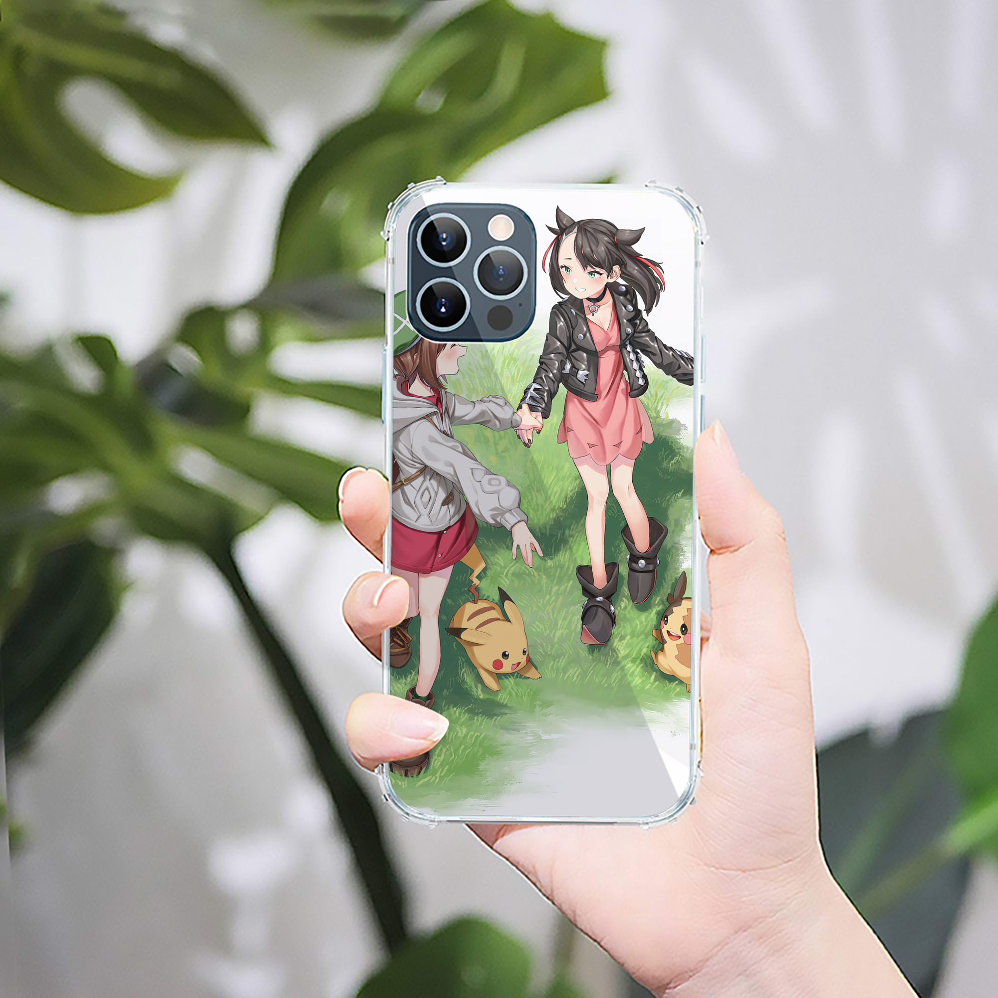 （画像用） ポケットモンスター Pokémon 【iPhone 12シリーズ対応】透明スマホケース（クリアソフトケース）
